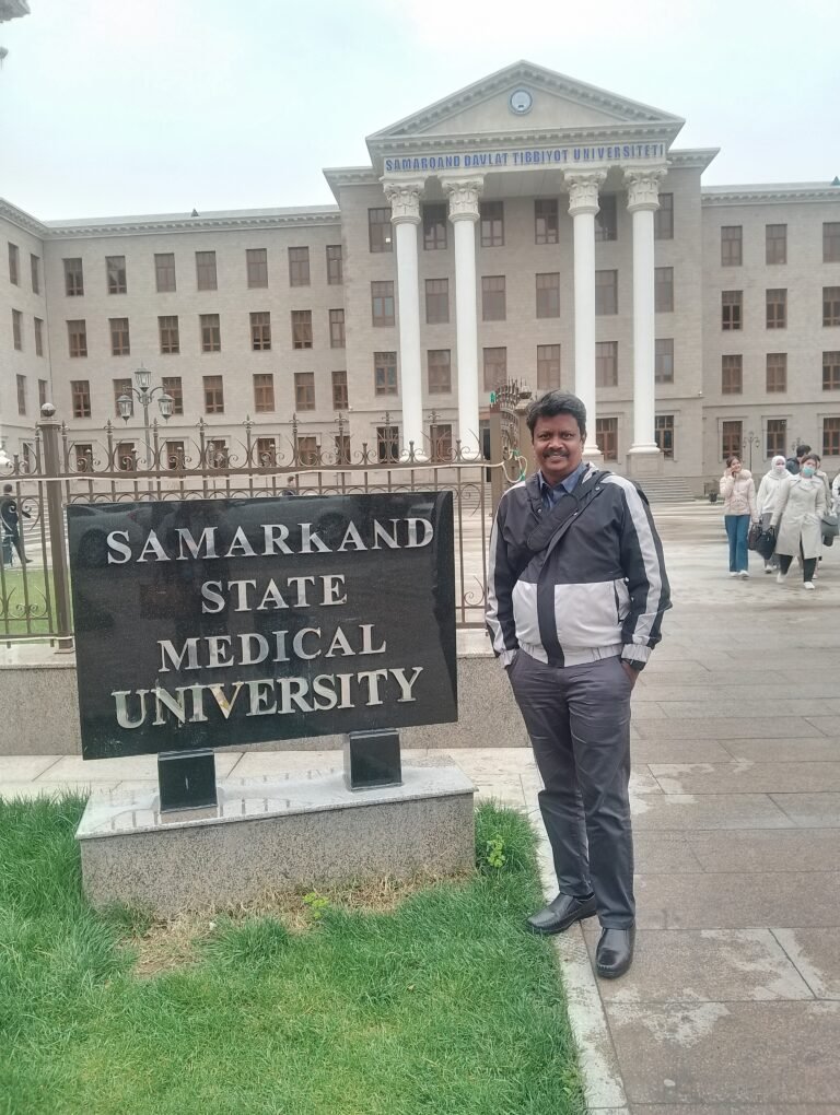 Rich Global Edu's Director Mr. Raphael Sebastian at Samarkand State Medical University_MBBS in Uzbekistan