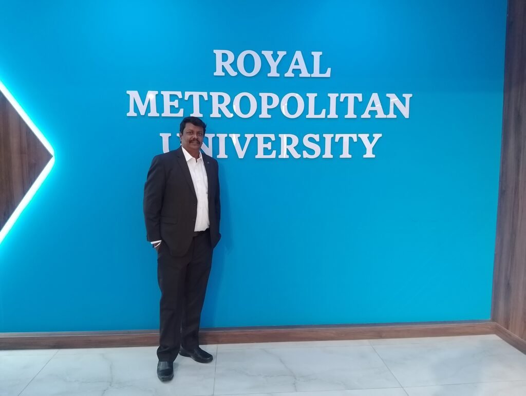 Rich Global Edu's Director Mr. Raphael Sebastian at Royal Metropolitan University_MBBS in Kyrgyzstan