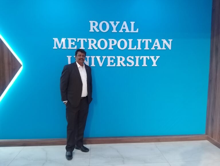 Rich Global Edu's Director Mr. Raphael Sebastian at Royal Metropolitan University_MBBS in Kyrgyzstan