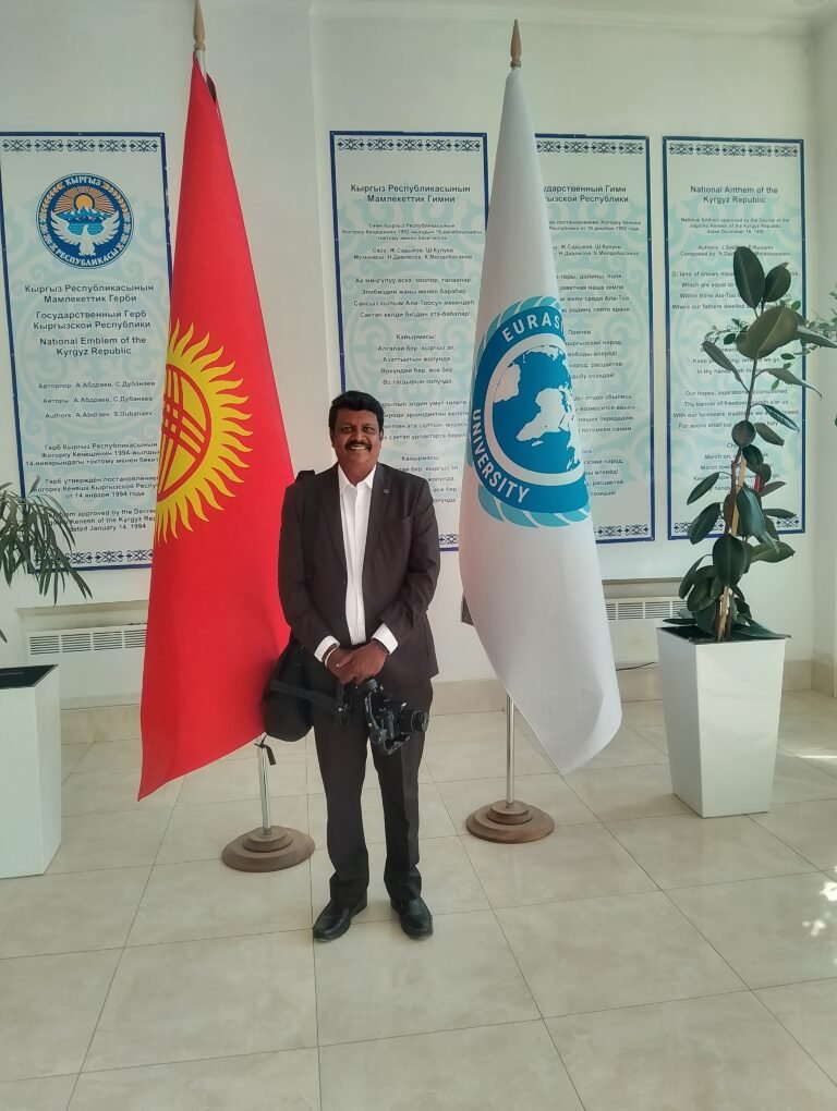 Rich Global Edu's Director Mr. Raphael Sebastian at Eurasian Medical University_MBBS in Kyrgyzstan